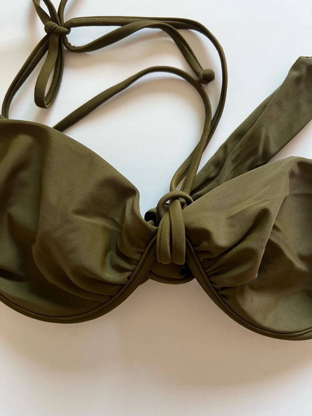 {Caroline Constas} Brand New Olive Green Bikini SET - Picture 5 of 10